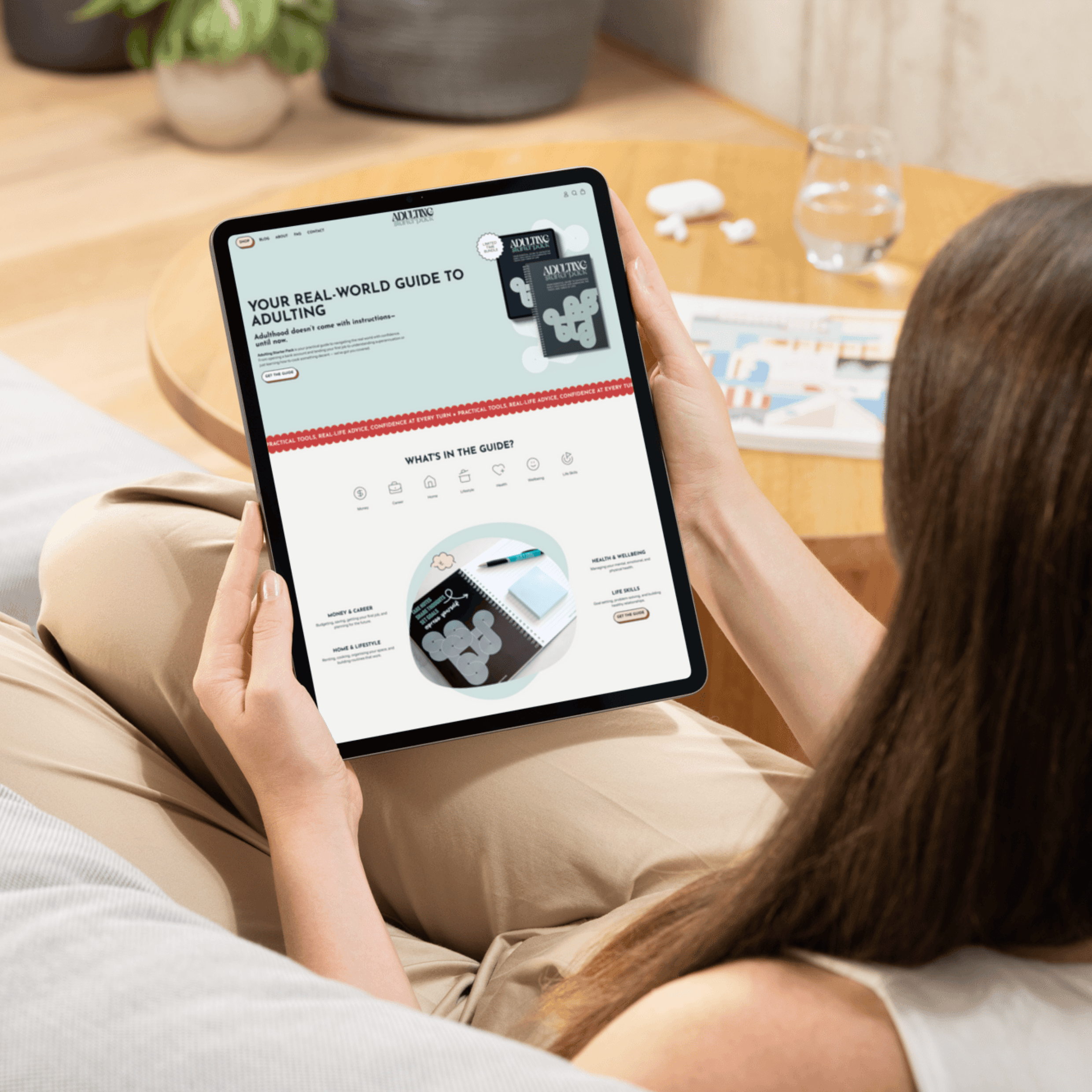 Smart Shopify & Klaviyo setup for life-skills guide brand Adulting Starter Pack