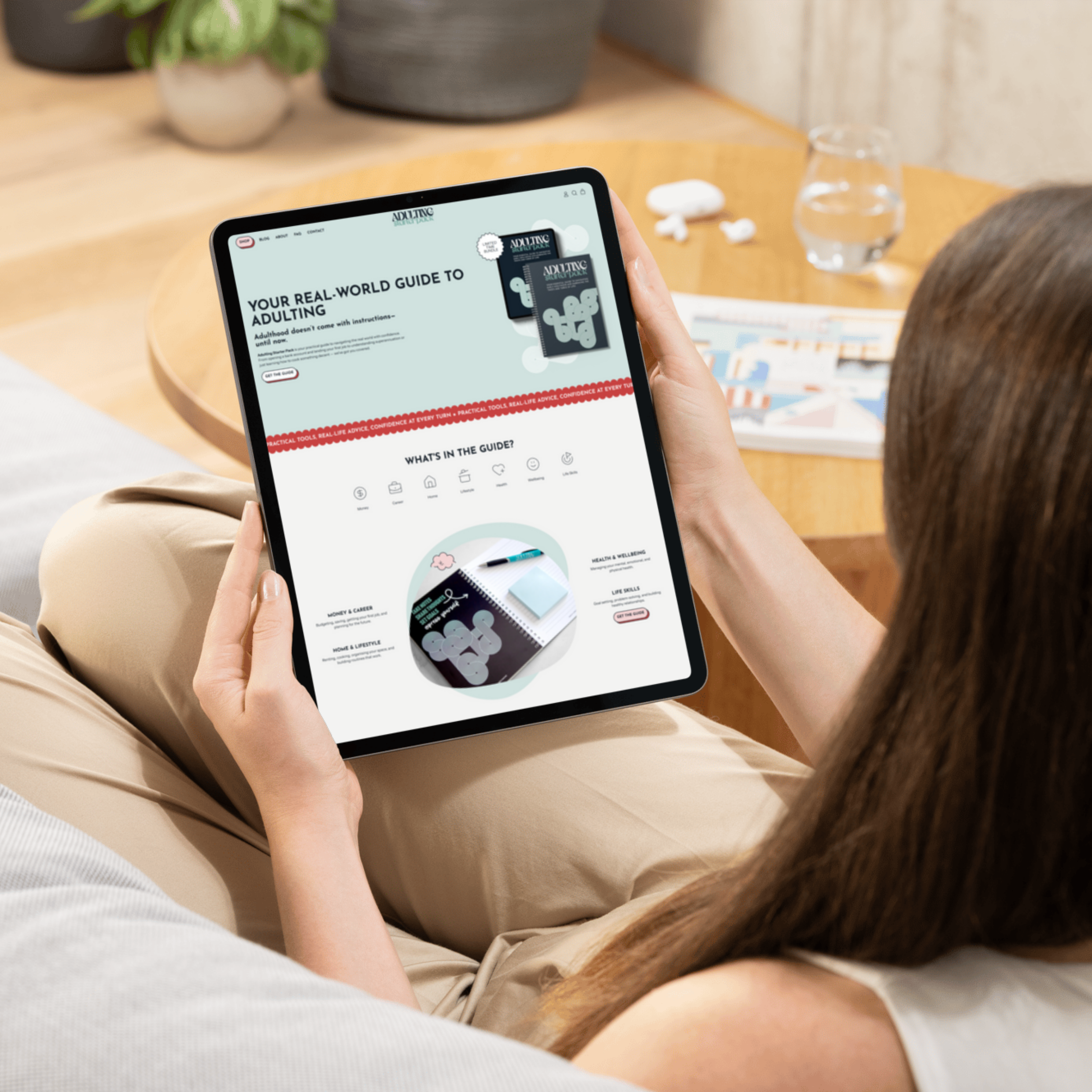 Smart Shopify & Klaviyo setup for life-skills guide brand Adulting Starter Pack